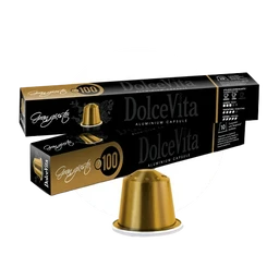 DolcevitaGRANGUSTOAluminiumCapsules100_Arabica-10Capsules