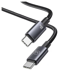 UsamsType-CToType-C60WAluminumAlloyFastCharging_DataCableBLACKK