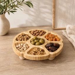 round-wooden-snack-serving-tray