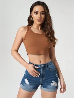 Ripped_Roll_Up_Hem_Denim_Shorts__SHEIN_main_3