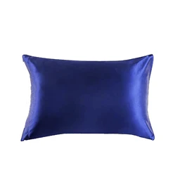 SatinPillowcaseblue