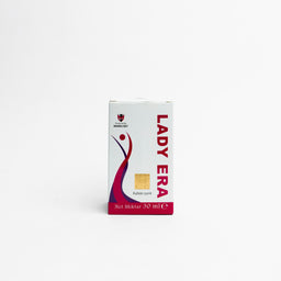 - What it is: A small white and pink box labeled “LADY EĞƏ” (Lady) with Arabic text, containing a product named “قطرات الإثارة النسائية – Lady Air الأصلية” (female arousal drops – Lady Air original). The packaging shows a stylized pink figure and a gold emblem, with text indicating 30 ml net volume.
- Intended audience and visible attributes: Appears designed for adult women (unisex? no—women) based on the branding and feminine color scheme. The box features pink/magenta accents, a curved abstract figure, and a gold seal-like mark.
- Notable material/color/style: Box is white with pink borders and text; pink vertical “LADY ERA” (Lady Era) or similar branding; gold-toned emblem; overall modern, minimal packaging with a focus on feminine styling. The product is presented as a 30 ml bottle or dropper liquid product inside the box.