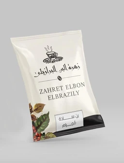 - Product: A white pack of Turkish coffee sachets (100 envelopes).
- Audience and styling: Appears unisex, designed for adults; the packaging is clean, minimalist with coffee plant illustrations in the lower left and a small black accent at the bottom.
- Notable attributes: The package features Arabic text with Turkish coffee branding and a simple graphical coffee cup motif; visible leaves and berries add a natural, premium feel. The pack likely contains single-serve or portioned coffee sachets.