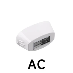 A small, white AC lamp accessory with a compact, rounded rectangular shape and a visible metallic heating element opening at the front. Appears to be a quick, utilitarian device for ventilation or air treatment, likely targeting general consumers; the model cut and styling suggest a unisex, small-duty gadget. Notable attributes: glossy white plastic housing, rectangular vent/slot, and a minimalist, appliance-like design.