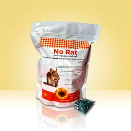 - What it is: A stand-up pouch bag of No Rat pest control seeds with sunflower seeds (500g). The package shows a red-and-white gingham pattern at the top and a sunflower graphic, with a small bundle of green seeds included beside the bag.
- Audience and style: Appears intended for general household use (unisex), with a compact, consumer-friendly retail packaging style.
- Notable attributes: Silver/metallic (foil) bag, red text “No Rat,” sunflower illustration, 500 gm weight, includes a small side bundle of seeds. The design emphasizes a pest-control product with a sunflower seed-based formulation.