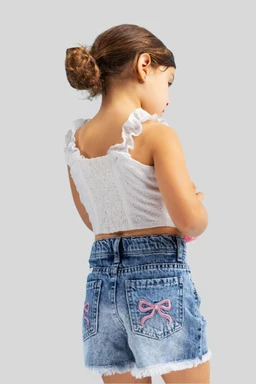 Tween Girls Denim Shorts