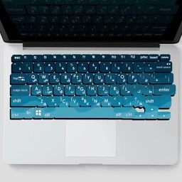 SHADESOFBLUEKEYBOARDSTICKERS