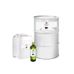 - What it is: A set of containers containing ostrich fat, including a large white metal drum, a white jerry can, and a small bottle with labels.
- Intended audience: Unisex (visible packaging and neutral styling with no gender cues).
- Notable attributes: The setup features white/neutral containers with simple labels, suggesting bulk packaging. The visible labels include small ostrich imagery and text; colors are primarily white and metallic with a green-tinted bottle making a secondary color accent. The style is utilitarian, industrial/bulk quantity packaging.